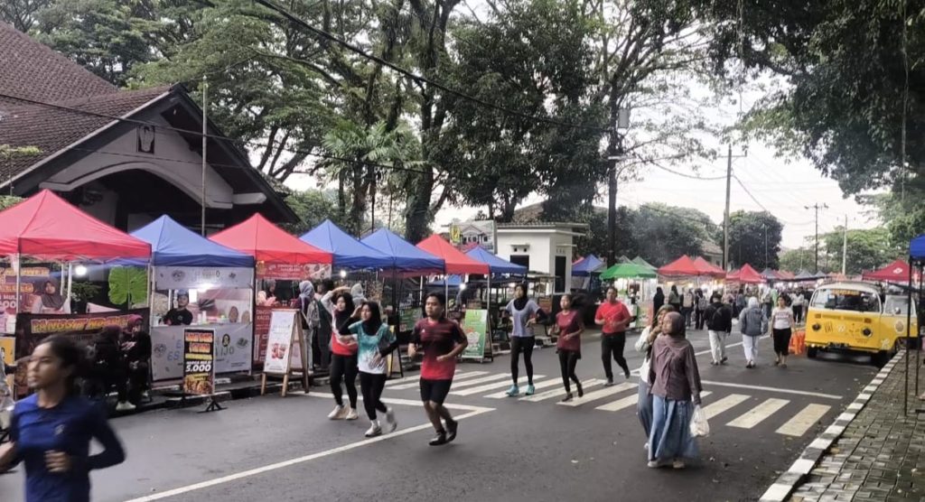 Berolahraga di Kampung Ramadhan Rindam IV Diponegoro, (09/03/26), Oleh: Farhan Nugraha