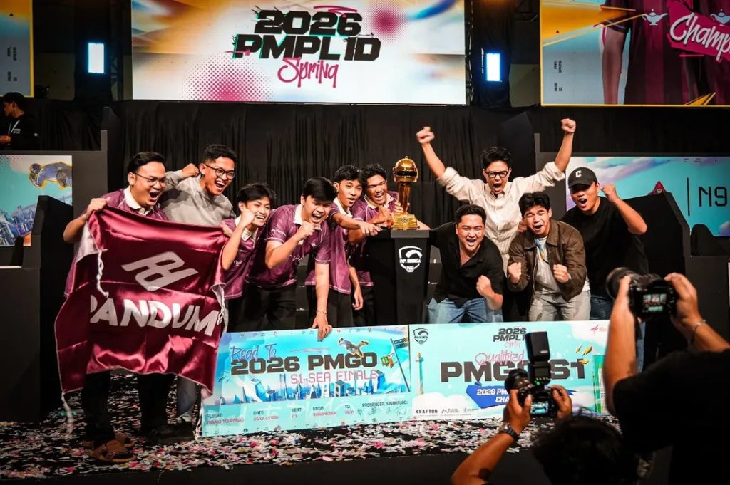 Team Pandum sebagai juara PMPL ID Spring 2026 